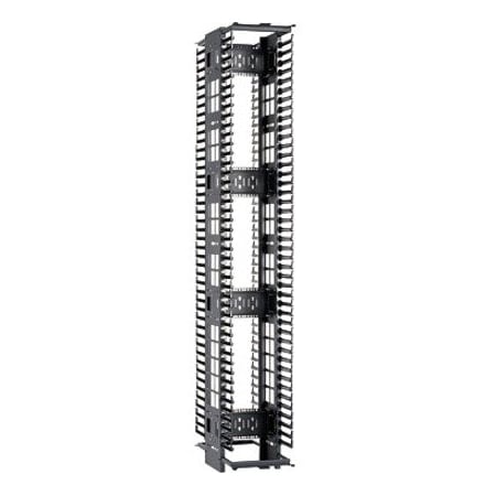 Panduit PatchRunner High Capacity Vertical Cable Manager, 10"W, dual-sided, finge PEV10